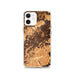 Custom Scranton Pennsylvania Map iPhone 12 Phone Case in Ember