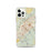 Custom Scranton Pennsylvania Map iPhone 12 Pro Phone Case in Woodblock