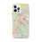Custom Scranton Pennsylvania Map iPhone 12 Pro Max Phone Case in Woodblock