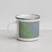 Left View Custom Searchlight Nevada Map Enamel Mug in Afternoon
