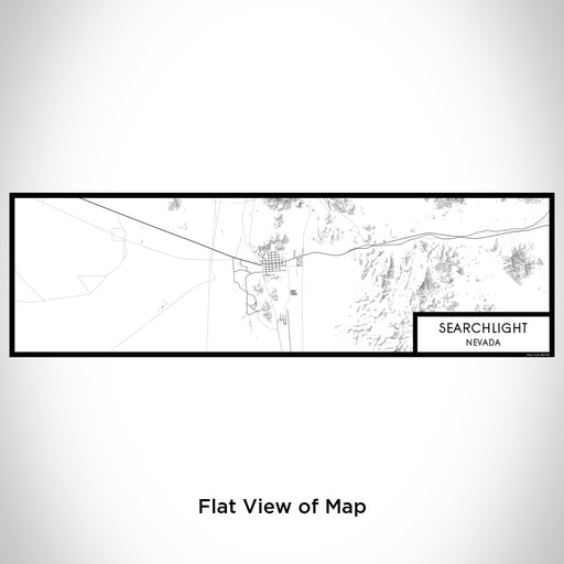 Flat View of Map Custom Searchlight Nevada Map Enamel Mug in Classic