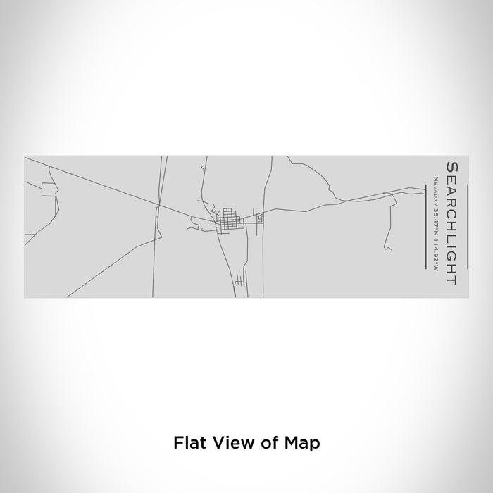 Rendered View of Searchlight Nevada Map Engraving on 10oz Stainless Steel Insulated Cup with Sipping Lid