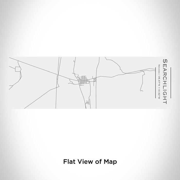 Rendered View of Searchlight Nevada Map Engraving on 10oz Stainless Steel Insulated Cup with Sliding Lid in White
