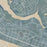 Seaside Florida Map Print in Afternoon Style Zoomed In Close Up Showing Details