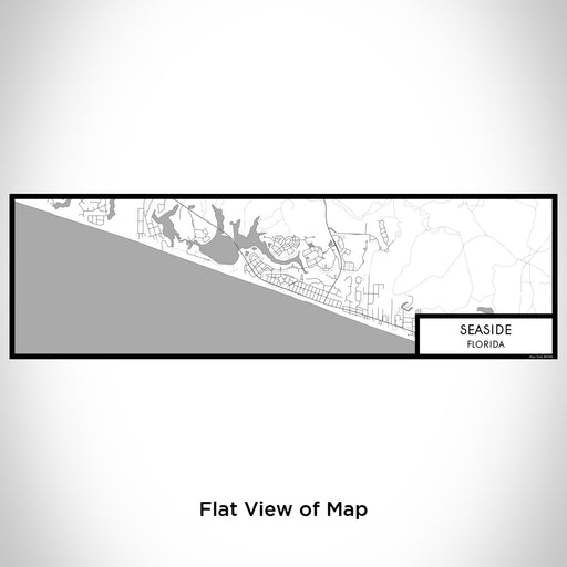 Flat View of Map Custom Seaside Florida Map Enamel Mug in Classic