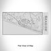 Rendered View of Seaside Florida Map Engraving on 17oz Stainless Steel Insulated Cola Bottle