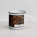 Right View Custom Seattle Washington Map Enamel Mug in Ember