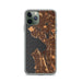 Custom Seattle Washington Map Phone Case in Ember