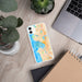 Custom Seattle Washington Map Phone Case in Watercolor