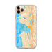 Custom Seattle Washington Map Phone Case in Watercolor