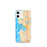 Custom Seattle Washington Map iPhone 12 mini Phone Case in Watercolor