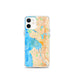 Custom Seattle Washington Map iPhone 12 mini Phone Case in Watercolor