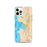 Custom Seattle Washington Map iPhone 12 Pro Phone Case in Watercolor