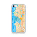 Custom Seattle Washington Map iPhone SE Phone Case in Watercolor