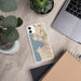 Custom Seattle Washington Map Phone Case in Woodblock