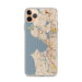 Custom Seattle Washington Map Phone Case in Woodblock