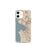 Custom Seattle Washington Map iPhone 12 mini Phone Case in Woodblock