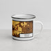 Right View Custom Sedalia Missouri Map Enamel Mug in Ember