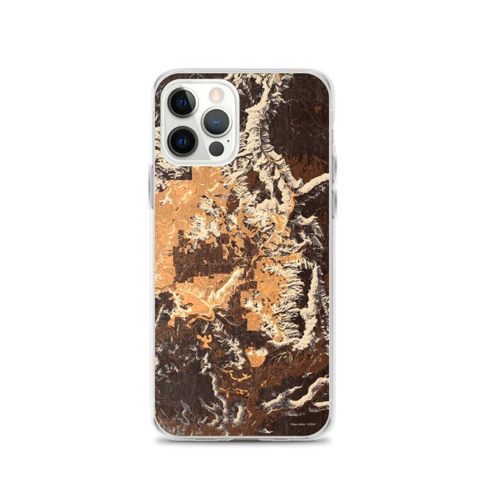 Custom Sedona Arizona Map iPhone 12 Pro Phone Case in Ember