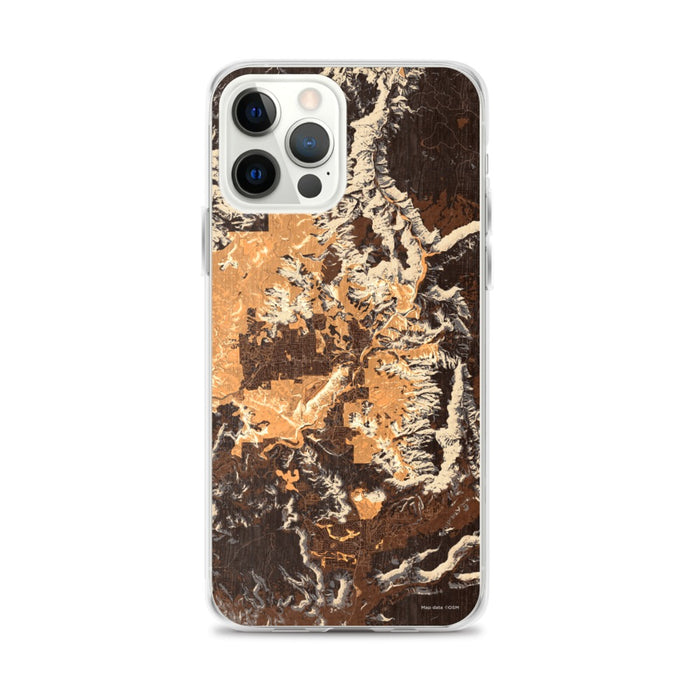 Custom Sedona Arizona Map iPhone 12 Pro Max Phone Case in Ember
