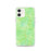 Custom Sedona Arizona Map iPhone 12 Phone Case in Watercolor