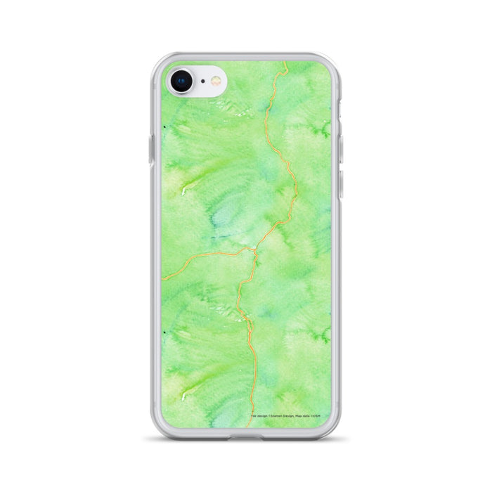 Custom Sedona Arizona Map iPhone SE Phone Case in Watercolor
