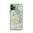 Custom Sedona Arizona Map Phone Case in Woodblock