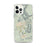 Custom Sedona Arizona Map iPhone 12 Pro Max Phone Case in Woodblock