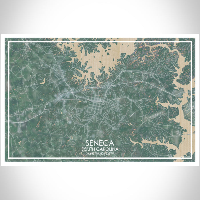 Senec Map Seneca South Carolina Map South Carolina Counties Map | Mappr