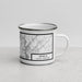 Right View Custom Seneca South Carolina Map Enamel Mug in Classic