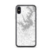 Custom iPhone X/XS Seneca South Carolina Map Phone Case in Classic