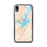 Custom iPhone XR Seneca South Carolina Map Phone Case in Watercolor