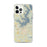 Custom iPhone 12 Pro Max Seneca South Carolina Map Phone Case in Woodblock