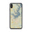 Custom iPhone XS Max Seneca South Carolina Map Phone Case in Woodblock