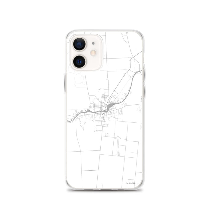 Custom Seneca Falls New York Map iPhone 12 Phone Case in Classic