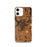 Custom Seneca Falls New York Map iPhone 12 Phone Case in Ember