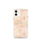 Custom Seneca Falls New York Map iPhone 12 mini Phone Case in Watercolor