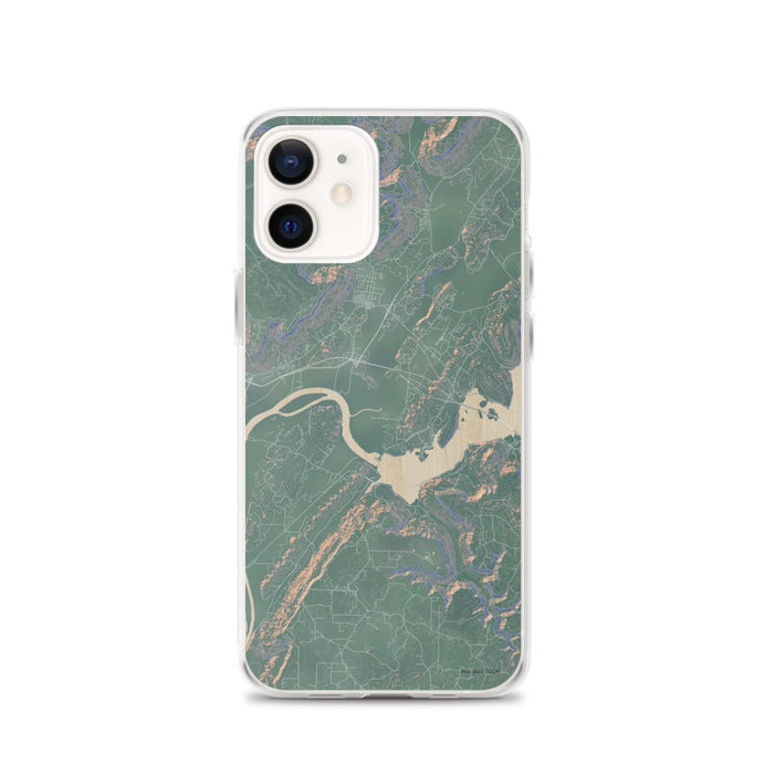 Custom iPhone 12 Sequatchie Valley Tennessee Map Phone Case in Afternoon