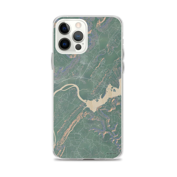 Custom iPhone 12 Pro Max Sequatchie Valley Tennessee Map Phone Case in Afternoon