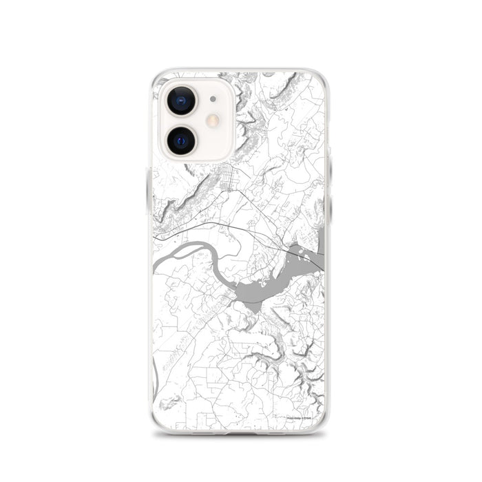 Custom iPhone 12 Sequatchie Valley Tennessee Map Phone Case in Classic