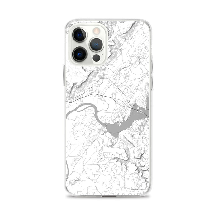 Custom iPhone 12 Pro Max Sequatchie Valley Tennessee Map Phone Case in Classic