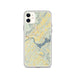 Custom iPhone 11 Sequatchie Valley Tennessee Map Phone Case in Woodblock