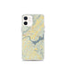 Custom iPhone 12 mini Sequatchie Valley Tennessee Map Phone Case in Woodblock