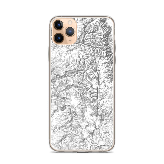 Custom Sequoia National Park Map Phone Case in Classic