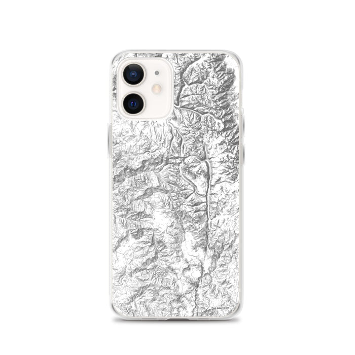Custom Sequoia National Park Map iPhone 12 Phone Case in Classic