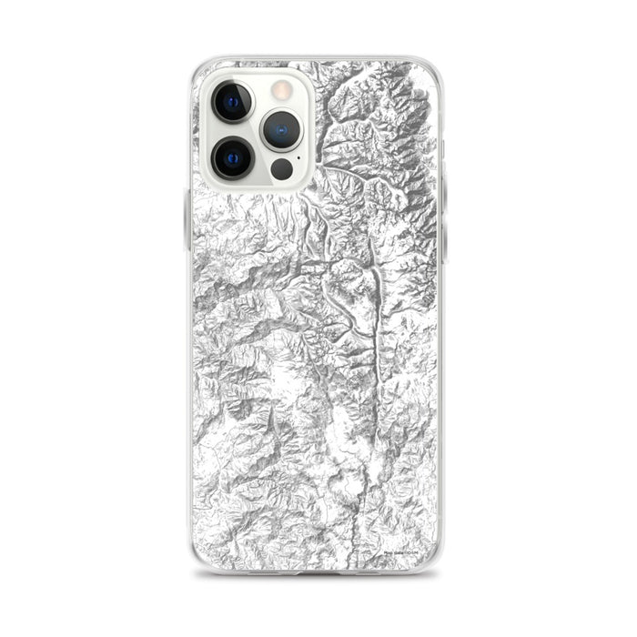 Custom Sequoia National Park Map iPhone 12 Pro Max Phone Case in Classic