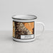 Right View Custom Sequoia National Park Map Enamel Mug in Ember
