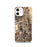 Custom Sequoia National Park Map iPhone 12 Phone Case in Ember