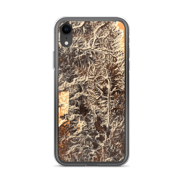 Custom Sequoia National Park Map Phone Case in Ember