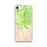 Custom Sequoia National Park Map iPhone SE Phone Case in Watercolor